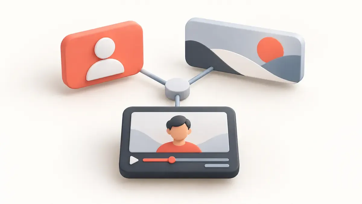 YouTube kanal adı, profil fotoğrafı, üst görsel ve video bölümlerinin aynı konu etrafında birleştiği sade plan