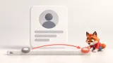 Instagram profilindeki tek değişikliğin önce ve sonra dönemlerine ayrıldığı sade süreç ve küçük kırmızı maskot