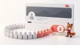 Turuncu tilki maskotunun kanal sayfasına gelen izleyiciler arasından abone olan grubu ayırdığı sade sahne