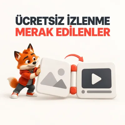 Çevirmeli stantta oynatılabilir video ile sabit fotoğrafı ayırt eden Wubi görseli