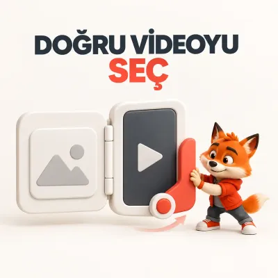 Profil dizinindeki kare gönderi ile dikey Reels arasından videoyu seçen Wubi görseli