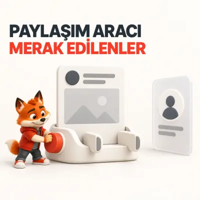 Açık paylaşım yuvasına bağlı gönderi ile boşlukla ayrılan özel profil kartını inceleyen Wubi görseli