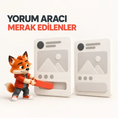 Yorum yuvası açık gönderi ile kapalı konuşma alanını karşılaştıran Wubi görseli