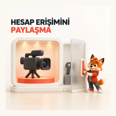 Açık canlı yayın sahnesinden ayrı buzlu sınır arkasında kalan özel erişim anahtarı