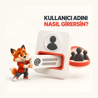 Kullanıcı adı etiketini açık profil yuvasına yerleştirip takipçi grubuna bağlayan Wubi görseli