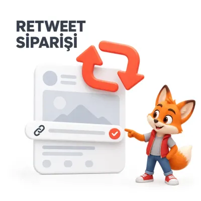 Retweet simgeli tek gönderi kartına bağlantı ekleme adımını gösteren Wubi