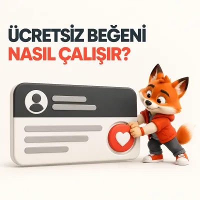 Gönderi kartındaki tepki yuvasına beğeni parçasını yerleştiren Wubi görseli