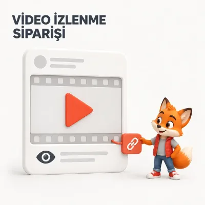 Videolu gönderi kartına bağlantı ekleyerek video izlenme siparişini hazırlayan Wubi