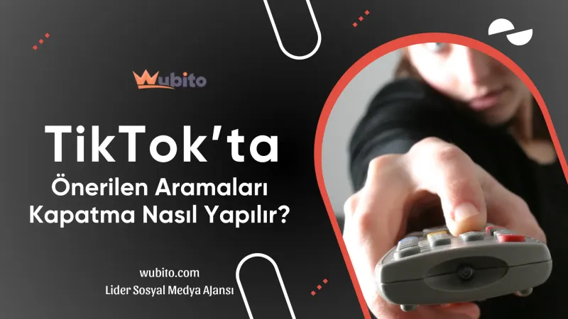 TikTok-ta onerilen aramalari kapatma nasil yapilir