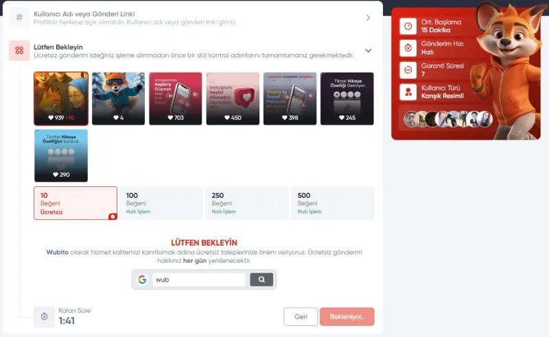 Instagram begeni hilesi nasil yapilir sonuc