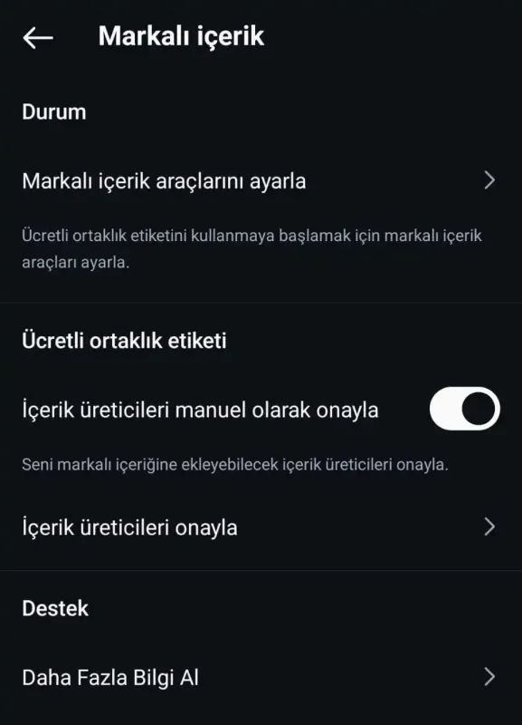 Instagram markali icerik nasil acilir asama-3