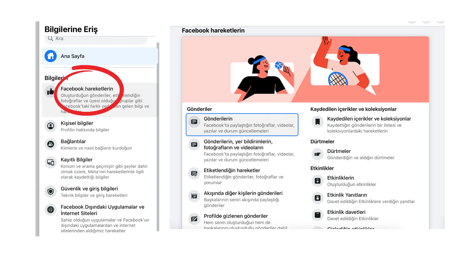 facebook reels gecmisi nasil silinir gorsel anlatim