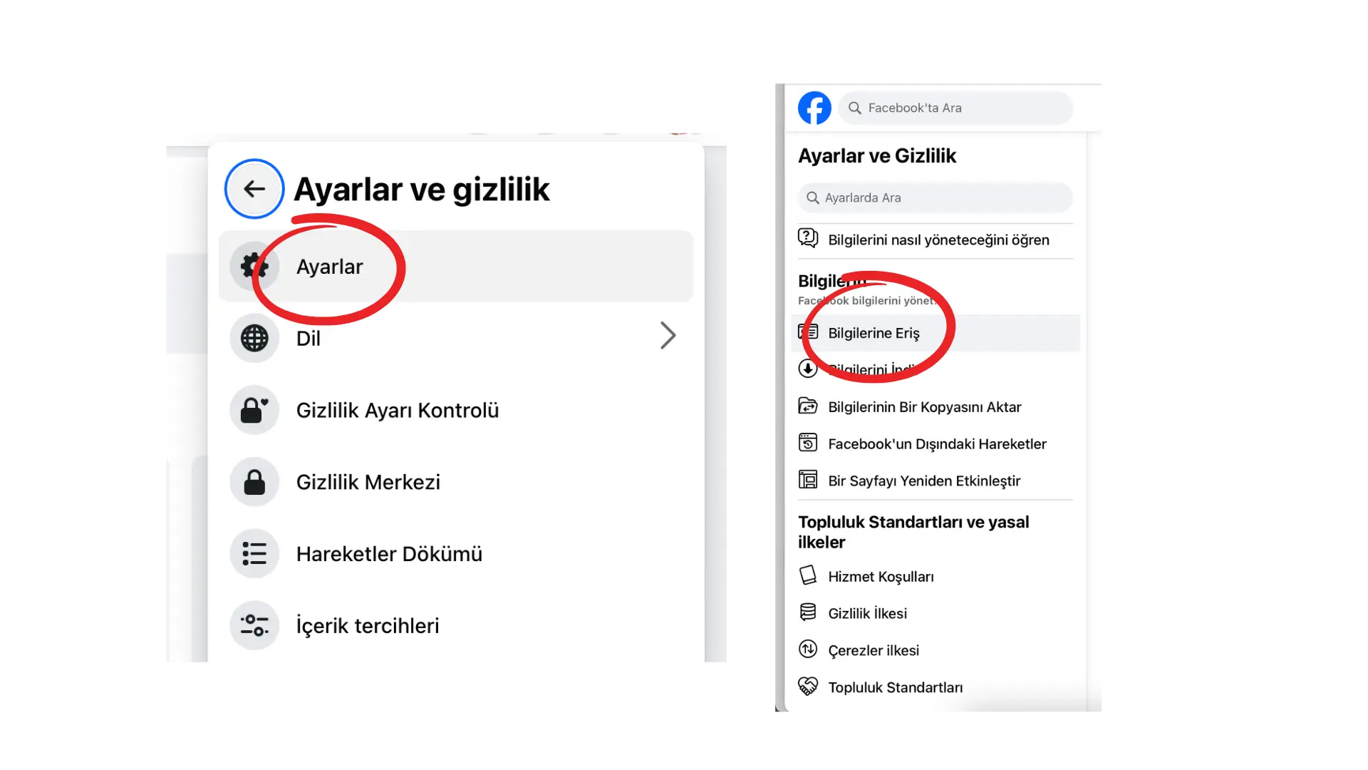 facebook reels gecmisi silme resimli anlatim